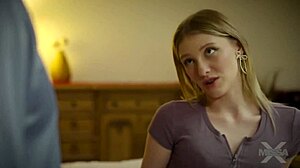 A hot girl is fucking with her stepdad, Melody Marks’ steamy scene