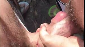 I sucked a stranger masturbating on the trail with dirty talk