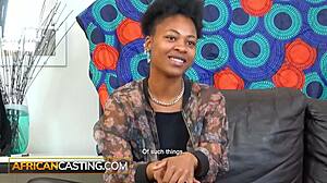 Horny Ebony Girl Elevates Home Audition To Outdoor Doggystyle Banging