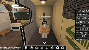 I had a new session with the beautiful bitch in roblox, bending her over for doggystyle
