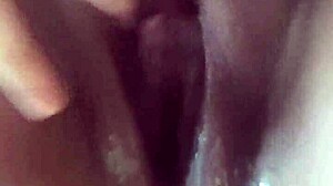 german babe toys wet pussy with dildo post-creampie chat