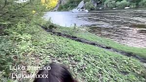 Skinny Petite 18+ Girl Gets Anal Sex in Forest POV