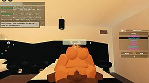 Roblox Porn Blacked with Monster Cock Deepthroat and Rough Anal Group