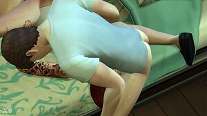 Sims 4 Girl Takes on Two Guys in Wild Scene