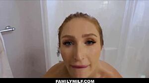 Familymilf - Big Tits Stepmom Craves Stepson Joshua Lewis for Anal! Insane!