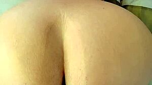 Big ass beauty delights in morning tent