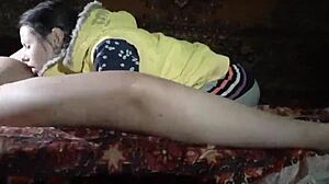 At a village disco i seduced my neighbor while her boyfriend was smoking outside