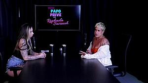 Slut swallows cum from strangers at gloryhole