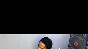 Student boldly drills ebony pussy.