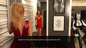 Jessica Oneil's Stockings Upskirt in Office!