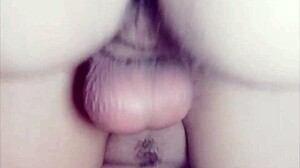 i made the putinha cum hard on my dick with vibrator