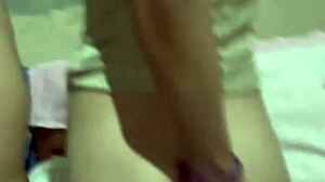 She has already started the new year by giving her ass to cum inside