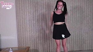 Daisy joins cheerleader squad after hot fucking