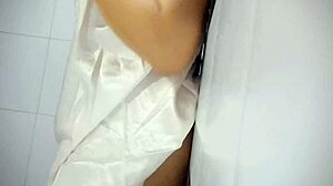 Chubby babe, wow, playing her tits gets her so wet!