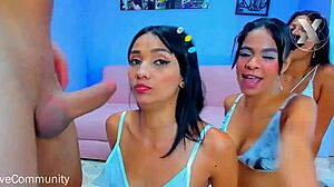 Rough sex with hot Latin girls - destroying their throats