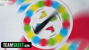 Cute Petite Stepsis Gets Her Tight Pussy Split Open in Risky Sex Game.