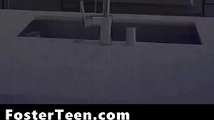 Amateur blonde Sophia Sterling enjoys bareback pussy pounding in various positions