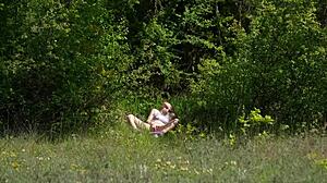 I’m touching myself in public, and a jogger just bangs me with a huge facial!