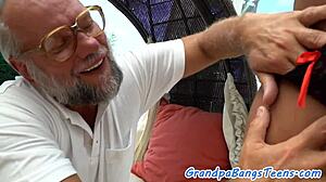 Beautiful 18yo babe drilled deep in closeup missionary action