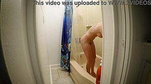 Kristi Love Feels Wild Wet Emotions In Shower Bath