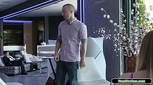 Young Stepsis Sucks Big Cock Deepthroat For Car Reward