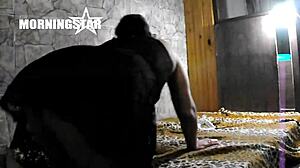 Wife's big ass gets early morning anal pounding with blowjob and cum