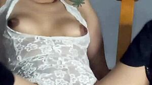 Blue surprises you with her big wet pussy!