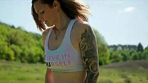 I’m touching myself in public, and a jogger just bangs me with a huge facial!