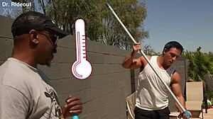 MILF helps stepdaughter reach orgasm