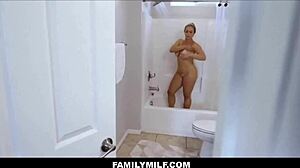Familymilf - Big Tits Stepmom Craves Stepson Joshua Lewis for Anal! Insane!
