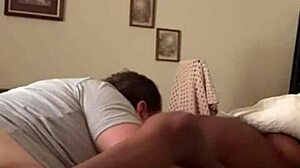 ebony beauty craves hard bedroom action in homemade clip. she gets it doggystyle!