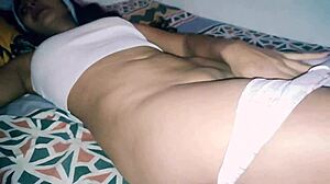 My nice ass stepsister got sticky sperm from stepbrother after wild fun.