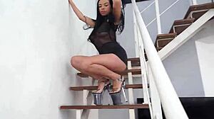 Amateur Thick Latina With Big Tits And Curvy Ass Gets Face Fucked By Casting Agent In Homemade Interview