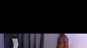 Student boldly drills ebony pussy.