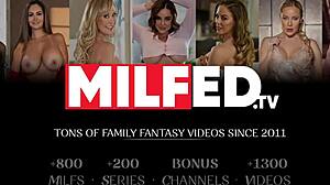 Touchin my step mom while she talkin with dad, oops!