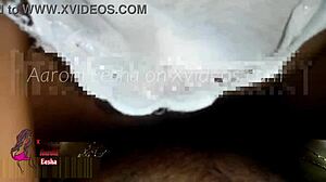 indian village aunty feels risky outdoor public fuck