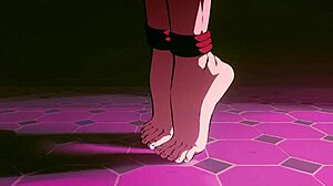 darkness konosuba enjoys anal sex in hentai.