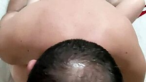 Amateur Brazilian Couple Makes Passionate Homemade Sex Ending With Big Cumshot.