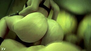 jill valentine rides hard in wild cowgirl action