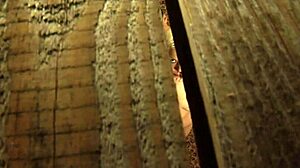 Busty slave fingers herself