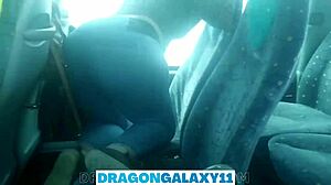 Risky bus blowjob with best friend?