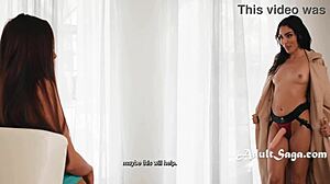 Straight Girl Turns Lesbian with Vanna Bardot and Vanessa Sky