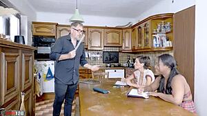 Super sexy European nympho gets rough outdoor fucking