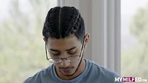 Stepmom Breaks It Off With Huge Monster Cock Cum On Tits