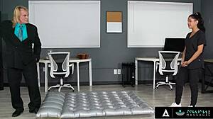 Hottest interracial nuru massage compilation with Nina White