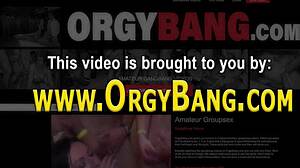 Mature Babe In Oiled Group Fucking With Toys