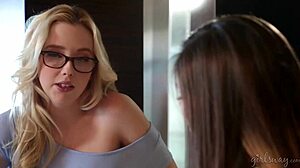 Girlsway - Shyla Jennings and Sasha Heart explore a steamy, intimate encounter