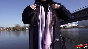 rina helena screams during first anal sex and muff diving in german scout casting!