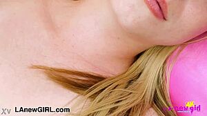 the radiant blonde beauty shares her story in a naked close-up interview with family roles.