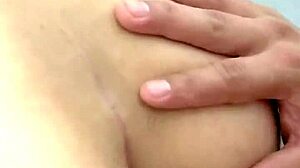 Latina Wife's First Anal Sex on Webcam with Hairless Amateur Couple